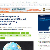 El clima de negocios en Latinoamrica para 2024: qu esperar de fusiones y adquisiciones?
